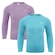 Kit 2 Camisas Térmicas Selene Proteção UV50+ - Infantil AZUL/ROXO