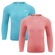 Kit 2 Camisas Térmicas Selene Proteção UV50+ - Infantil AZUL/LARANJA