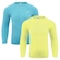 Kit 2 Camisas Térmicas Selene Proteção UV50+ - Infantil AZUL/AMARELO