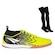 Chuteira Futsal Penalty Storm Y-3 + Meião - Infantil AMARELO/PRETO