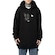 Blusão de Moletom com Capuz Lost Sheep On Fire - Masculino PRETO