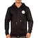Blusão de Moletom com Capuz Rip Curl Aberto Round Logo Zip Wt24 - Masculino PRETO
