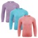 Kit Camisa Térmica Selene Proteção Uv50+ - 3 Unidades - Infantil AZUL/LARANJA