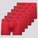 Kit Cueca Boxer Lupo Fiber Man - 6 Unidades - Masculino VERMELHO