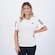 Camiseta adidas own The Run - Feminina BRANCO/PRETO