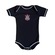 Body do Corinthians Preto Torcida Baby Oficial - Infantil PRETO