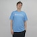 Camiseta Champion Logo Script Ink - Masculina AZUL CLARO