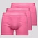 Kit Cueca Boxer Lupo Elastic Soft - 3 Unidades - Masculino ROSA
