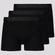 Kit Cueca Boxer Lupo Elastic Soft - 3 Unidades - Masculino PRETO