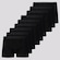 Cueca Boxer Lupo Elastic Soft -  9 Unidades - Adulto PRETO