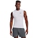 Camisa Regata de Compressão Under Armour Heatgear - Masculina BRANCO