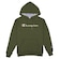 Blusão de Moletom com Capuz Champion Script Logo Print Tec Medio Gf89B Y06794 Brasil - Masculino VERDE ESCURO