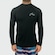 Camiseta Manga Longa Rusty Lycra Surf Long Ride - Masculina PRETO