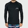 Camiseta Manga Longa Rusty Lycra Surf Ride - Masculina PRETO