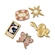 Kit Jibbitz? Crocs Cartas com 5 Peças BRANCO