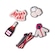 Kit Jibbitz? Crocs Ski Meninas com 5 Peças BRANCO