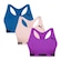 Kit Top Fitness Puma Nadador sem Costura - 3 Unidades - Feminino ROXO/ROSA