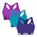 Kit Top Fitness Puma Nadador sem Costura - 3 Unidades - Feminino ROXO
