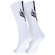 Meia Cano Alto FitDance Lines - Unissex BRANCO