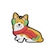 Jibbitz? Crocs Corgi Natalino BRANCO
