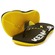 Chinelo Kenner Red - Infantil Preto/Amarelo Cla