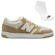 Kit Tênis New Balance 480 Low + Meia - Masculino BEGE/BRANCO