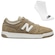 Kit Tênis New Balance 480 Low + Meia - Masculino Marrom/Branco