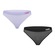 Kit de Calcinhas Biquini Puma sem Costura - Adulto - 2 unidades PRETO/ROXO
