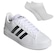 Kit Tênis adidas Grand Court Base 2.0 - Feminino + Par de Meia BRANCO