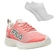 Kit Tênis Fila Kr6 - Infantil + Par de Meia ROSA