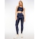 Legging Lisa Energy - Bodyforsure Feminina MARINHO/CINZA/AMAREL