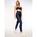 Legging Cós Duplo Lisa Basic - Bodyforsure Feminina MARINHO/CINZA/AMAREL