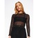 Blusa Manga Longa Lifestyle - Bodyforsure - Feminino PRETO