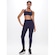 Calça Legging com Recortes Lisa 360 Bodyforsure - Feminina MARINHO/CINZA/AMAREL