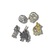 Kit Jibbitz? Crocs Star Wars Pack com 5 Peças BRANCO