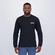 Camiseta Hurley Manga Longa Puff - Masculina PRETO