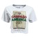 Blusa Cropped Fluminense Campeão da América Liga Retrô - Feminina BRANCO