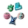 Kit Jibbitz? Crocs Scharf com 5 Peças BRANCO