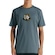 Camiseta Volcom Leanin Wt24 - Masculina CINZA ESCURO