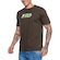 Camiseta Masculina HD Manga Curta Stones 9525A MARROM