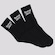 Kit Meias Cano Médio Reebok com 3 Pares - Adulto PRETO