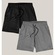 Kit 2 Shorts Masculino Elastano Premium Wss Icon PRETO