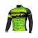 Camisa Ciclismo Manga Longa Unissex Ert Elite The Eagle Slim Preto/Amarelo Fluor