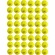 Bola Pickleball Polyfibre - 48 Unidades AMARELO