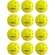 Bola Pickleball Polyfibre - 12 Unidades AMARELO