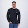 Blusão de Moletom Oakley Bark Crew - Masculino PRETO