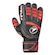 Luvas de Goleiro Poker Futebol Campo Pro Classical - Adulto PRETO/VERMELHO