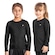 Camiseta Térmica Poker M/L Skin Iii - Infantil PRETO/BRANCO