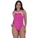 Body Orbis Fitness Alças Largas Costa Cavada Poliamida Forro Bojo - Feminino PRETO/ROSA