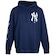 Blusão de Moletom com Capuz New Era Plus Size Fechado New York Yankees - Masculino AZUL